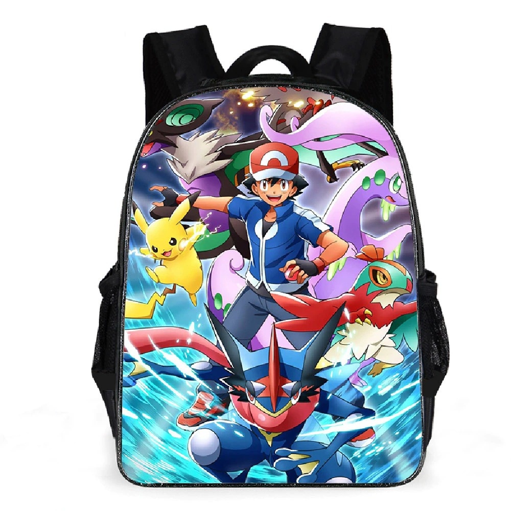 Pokémon Sacha ryggsäck med tecknat motiv