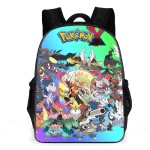 Pokémon X universum-ryggsäck med karaktärsmönster på framsidan