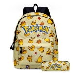 Pokémon Go-ryggsäck för barn med pikachu-design och text på framsidan