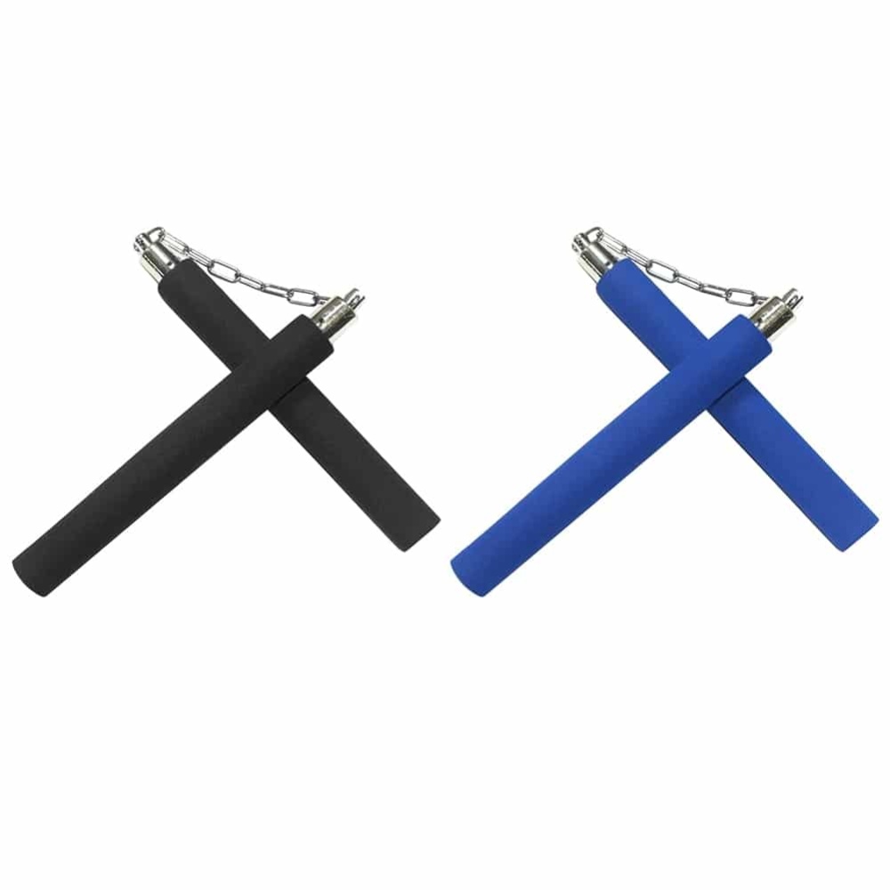 Svart och blå svamp Kung Fu nunchaku