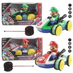 Super Mario och Luigi fjärrstyrd bil i rött och grönt