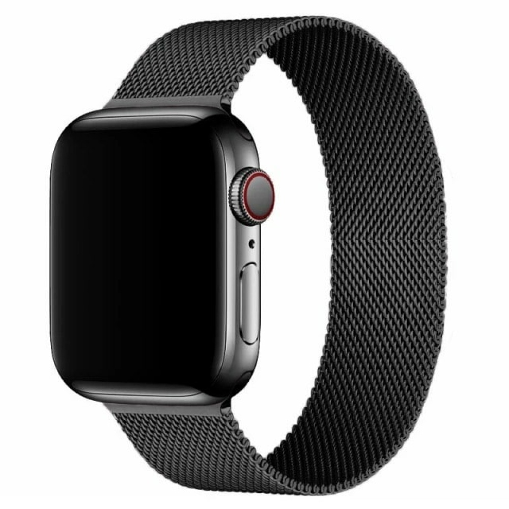 Magnetiskt armband för Apple Watch i svart metall