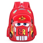 Cars-ryggsäck för barn röd med nascar-motiv