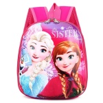 Elsa och Anna Snow Queen-ryggsäck i rosa med design på framsidan