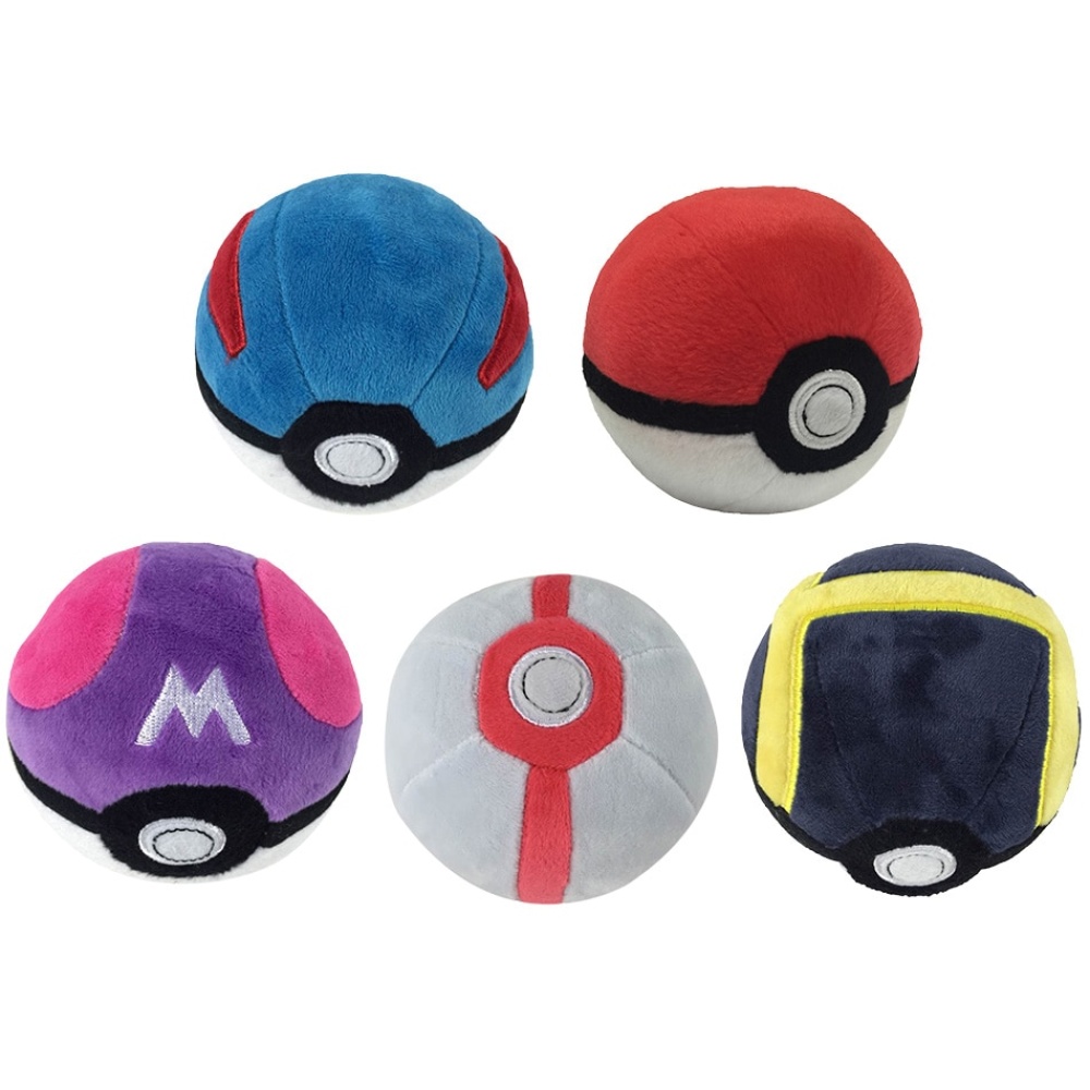 Pokeball Pokémon i plysch för färgglada barn