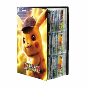 Pokémon Pikachu kortspel albumhållare med lock i brunt