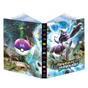 Pokémon Mewtwo albumhållare med lila pokeboll