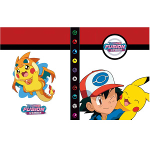 Söt Pokémon-albumhållare med pikachu och ask med lock