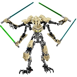 Star Wars lego-figurer av stridsdroider med sablar