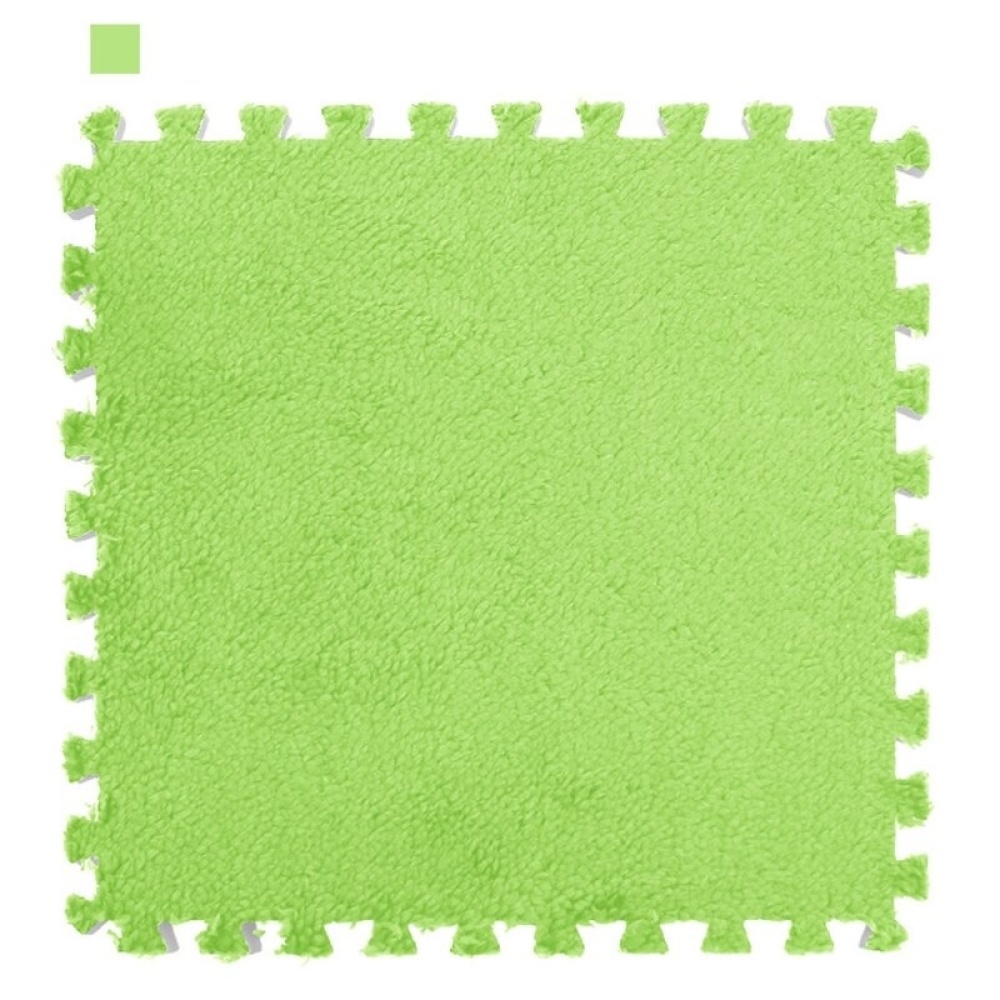 Vanlig grön pusselmatta av skumplast
