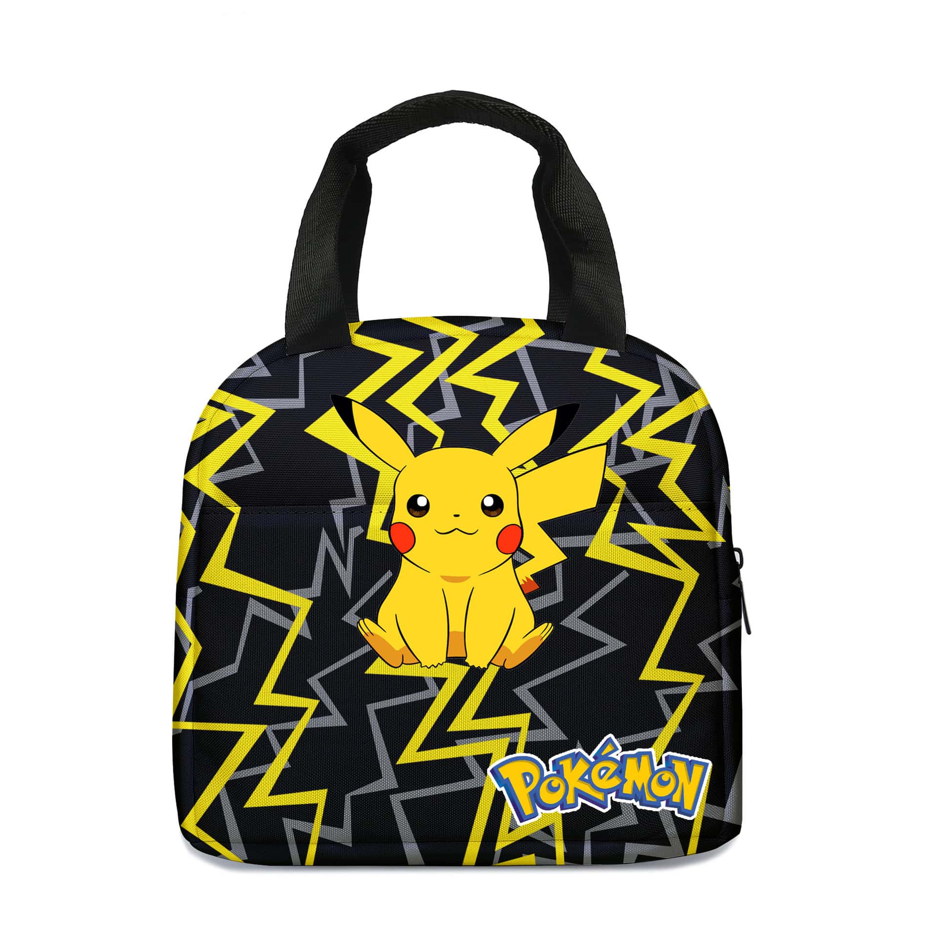 Pokémon Pikachu-ryggsäck mot vit bakgrund