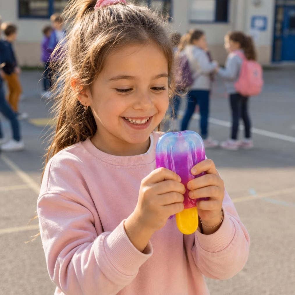 Squishy Needoh popsicle, sensorisk anti-stress squeeze leksak för barn - Bild 3