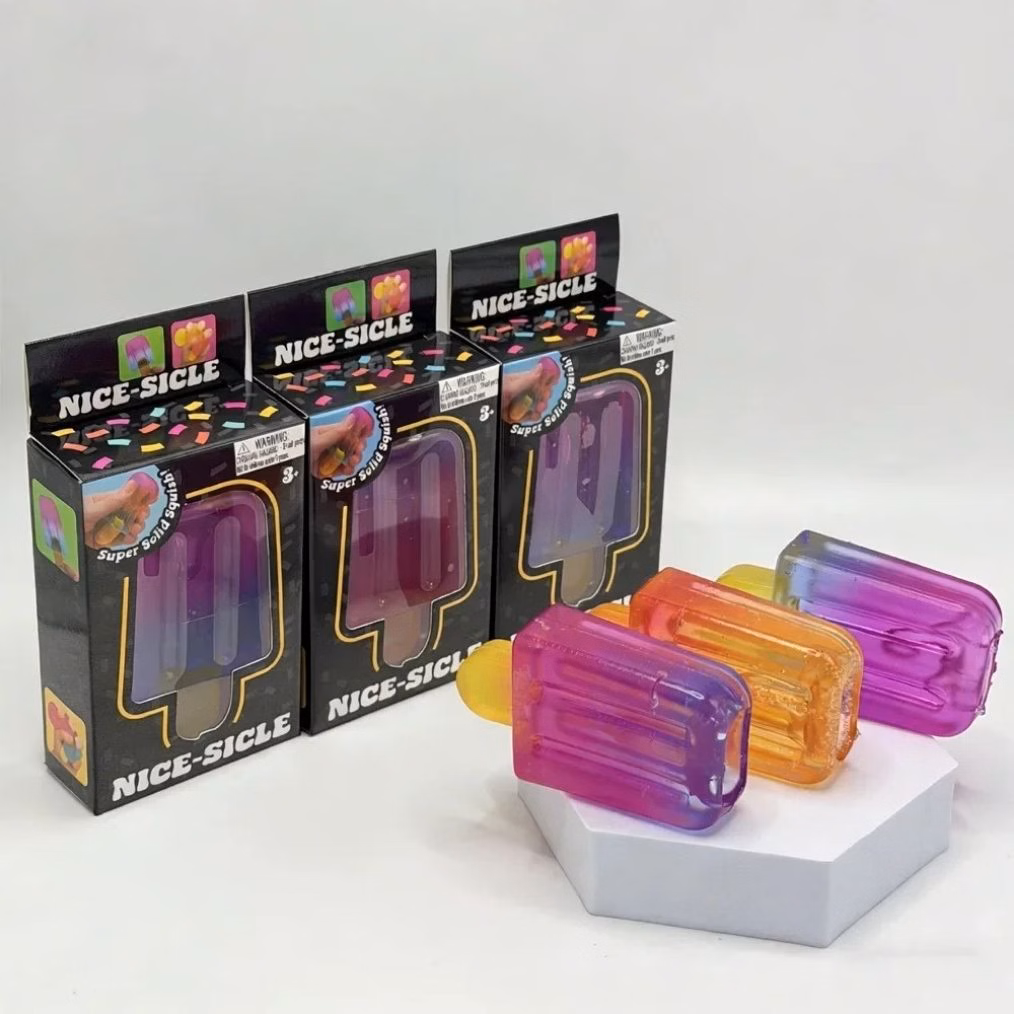 Squishy Needoh popsicle, sensorisk anti-stress squeeze leksak för barn - Bild 5